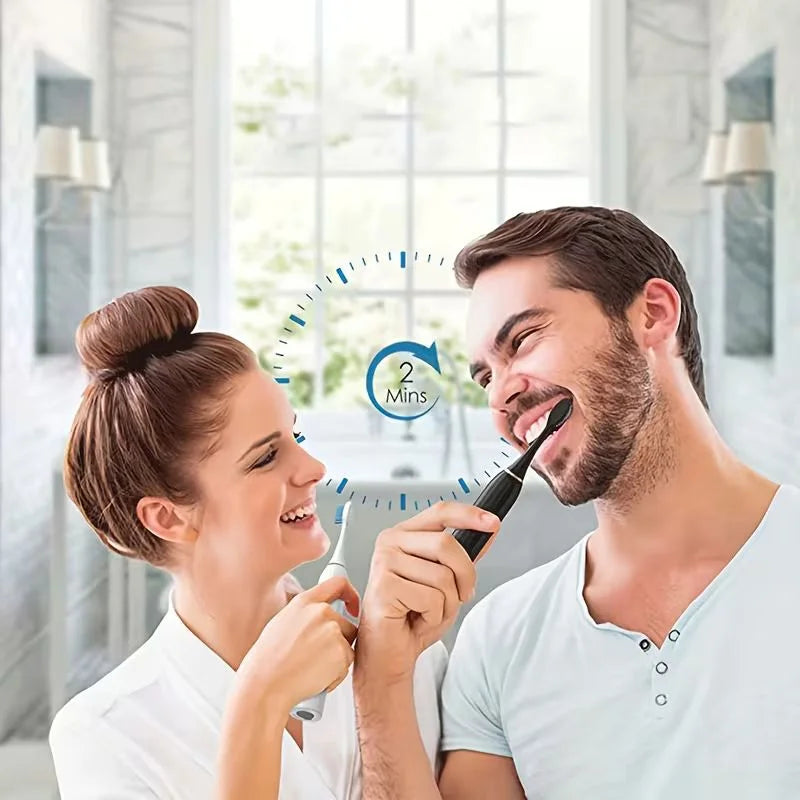 X3 Sonic Electric Toothbrush Rechargeable | USB Fast Charging Toothbrush with 5 Modes Deep Cleaning Whitening & Gum Care