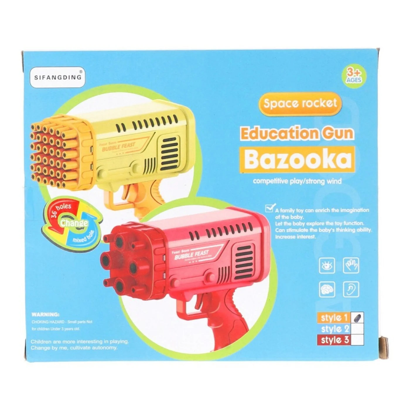 Bazooka Bubble Water Gun |  Bubble Blaster Toy for Kids | Outdoor Fun