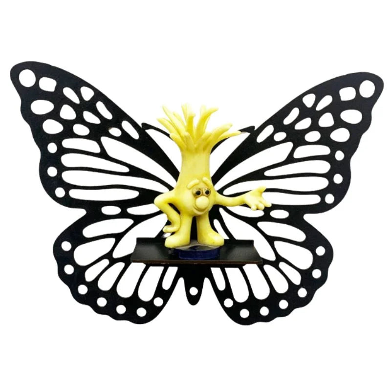 Wooden Butterfly Wall Shelf | Laser Cut MDF Wall Art Decor | Decorative Floating Shelf & Candle Holder | pack of 3