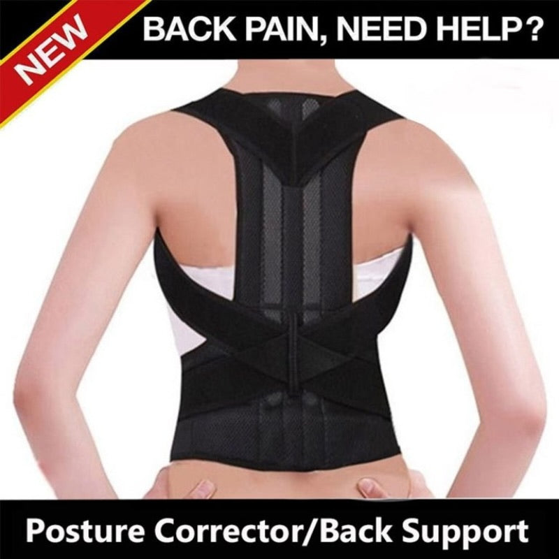 Back Pain Relief Posture Corrector Belt | Adjustable Support for Spine, Shoulder & Lumbar Alignment | XL