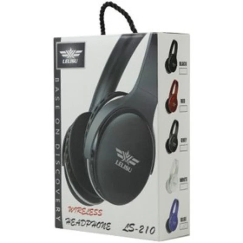 Lelisu LS-210 Wireless Headphones | Deep Bass, Noise-Canceling & Long Battery Life