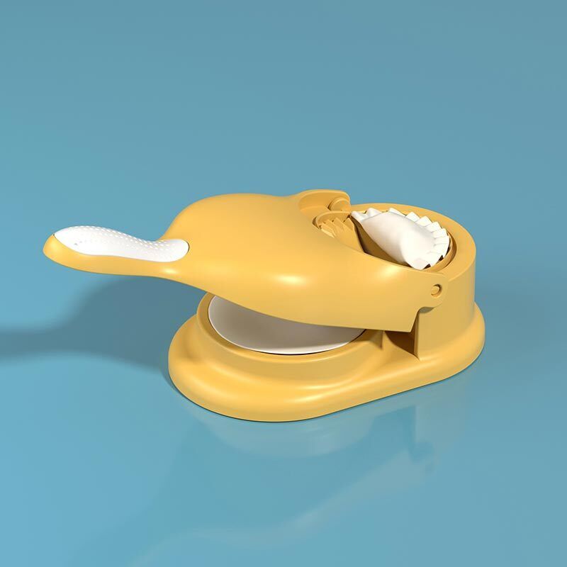 2-in-1 Dumpling & Samosa Maker | Mini Manual Tortilla & Dough Press | Random Colors
