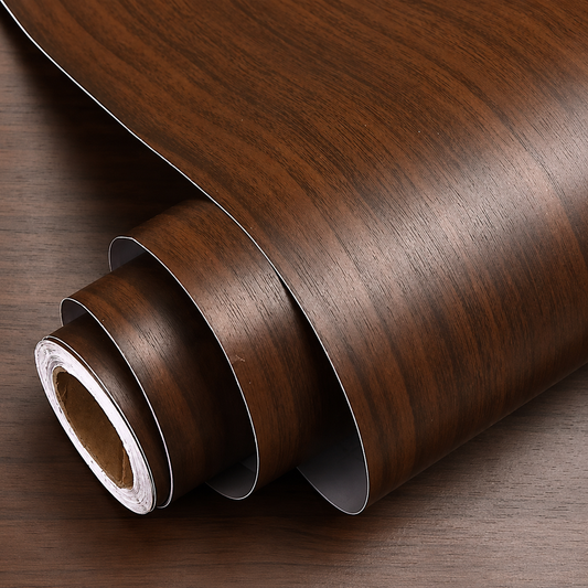 Wooden Wallpaper Sheet Sticker Self Adhesive Waterproof PVC Wallpaper For Kitchen, Cabinets, room, Walls and Furniture