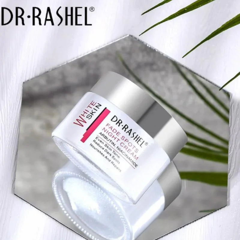 Dr. Rashel White Skin Fade Spots NIGHT Cream | Brightening & Hydrating Night Formula with Arbutin & Niacinamide | Imported