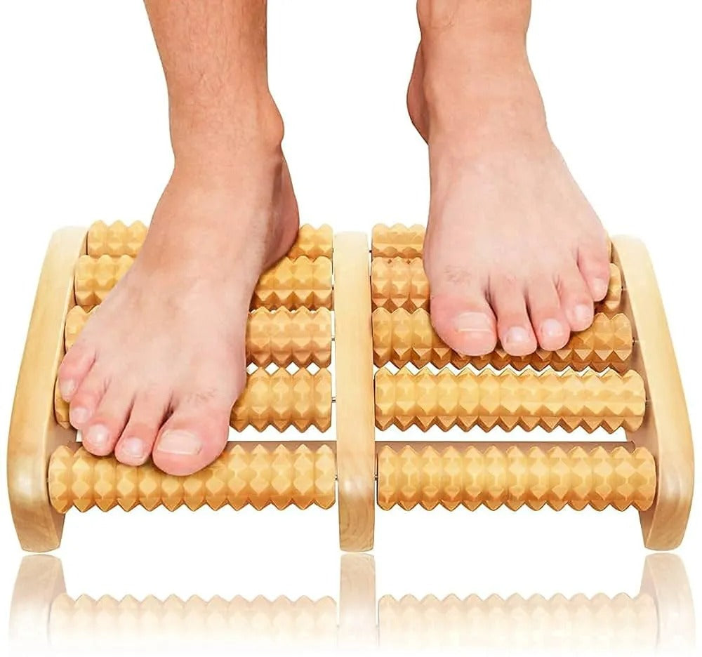 Foot Wooden Massager Roller