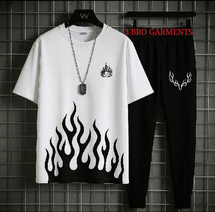 BEST QUALITY TRENDY PRINTED TRACKSUIT WITH SHORT